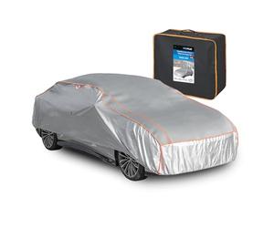 ProPlus Bâche anti-grêle XXL - 570 x 178 x 119 cm - Housse de voiture imperméable extérieur - Grise - Protection grêle catégorie 2 - Résistante aux UV - Avec réflecteurs, aérations, fixation élastique