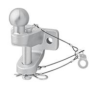 ProPlus Boule d'attelage de remorque argentée Double Version D21/S350