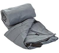 ProPlus Caravane et Camping-Car Bâche de Protection de Toit 8,0 x 3 m - pour Largeur Max 300 cm - 3 Couches SFS Respirant + 14 Sangles - Gris