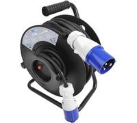ProPlus CEE Enrouleur 25 Mètres 3X 1,5 Mm Avec Disjoncteur Thermique IP44 230V