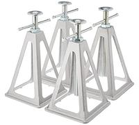 ProPlus Chandelles en aluminium pour remorques et caravanes Jusqu'à 3600 kg – 4 pièces