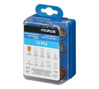 ProPlus Kit d'ampoules de réserve 12 pièces pour remorque et caravane Argent