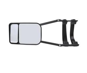 ProPlus Duo de rétroviseurs pour caravane - Universel pour gauche et droite - Miroir d’angle mort intégré - Noir