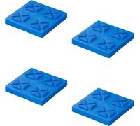 ProPlus embases empilables max. 1250 kg bleu 4 pièces