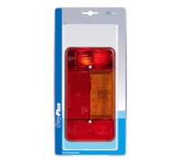 ProPlus Feu arrière remorque LED 5 Fonctions Gauche 194x104 mm - pour remorque, Caravane et Camion 12V - Rouge/Noir