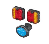 ProPlus Feux Arrière LED Magnétiques sans Fil 13 Broches | Batterie rechargeable, Bluetooth 5.0 et étanchéité IP64. Idéal pour remorques, engins agricoles et plateaux de dépannage.