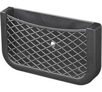 ProPlus Filet de rangement avec cadre en plastique - 20 x 12 x 3 cm - Filet à bagages - Pour camping-car - Vis incluses - Noir