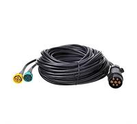 ProPlus Jeu de câbles 9 m avec fiche 7 Broches et 2 connecteurs 5 Broches