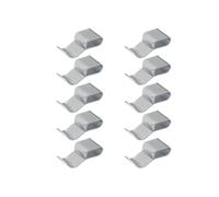 ProPlus Lot de 10 Pinces de châssis 28 mm pour câble sous Blister | Fixation câbles électriques, gaines et réseaux - acier zingué, conditionnement blister pratique
