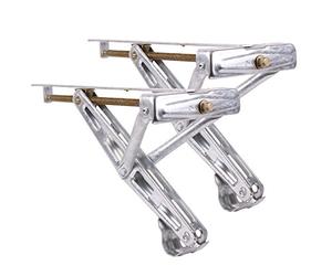 ProPlus Lot de 2 béquilles à manivelle pour caravane - Capacité de charge de 600 kg - En acier galvanisé universel