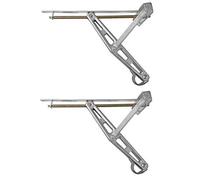 ProPlus Lot de 2 béquilles renforcées - Capacité de Charge 1300 kg - Support Robuste pour Caravane, remorque et Camping-Car