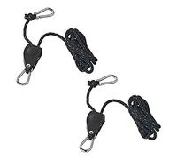 ProPlus Lot de 2 poulies à cliquet et Corde 136 kg