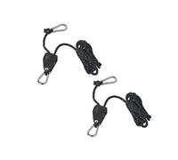 ProPlus Lot de 2 poulies à cliquet et Corde 136 kg