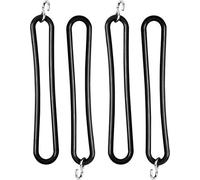 ProPlus Lot de 4 Anneaux de Serrage en Caoutchouc avec Crochets en S 200 mm