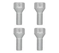 ProPlus Lot de 4 boulons de roue coniques M12 x 1,5