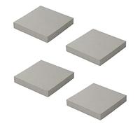 ProPlus Lot de 4 Coussins en Mousse pour auvent de Camping-Car | Mousse dense gris neutre - confort extérieur sous votre auvent, idéal pour sol et assise