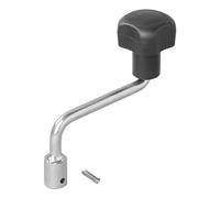 ProPlus Manivelle Roue Jockey 48 mm - Levier Acier pour Caravane | Pièce de rechange compatible roue d'appui et remorque - poignée ergonomique rotative, goupille incluse