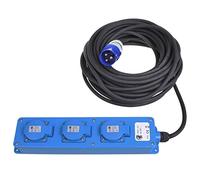 ProPlus Multiprise CEE 3 Prises 20 m (2 Prises Schuko + 1 x 2 USB)