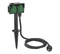 ProPlus Multiprise de Jardin Schuko 2 Prises avec Piquet 2 m 3 x 2,5 mm²