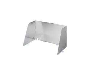 ProPlus Pare-vent de cuisine 70 x 32 cm - Pour réchaud camping et barbecue - Sac de transport inclus - Argent