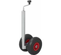 ProPlus Roue d'appui double avec pneus à air - 300 kg