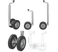 ProPlus Roue jockey double remorque pneu en caoutchouc complet double roue jockey 550 x 770 mm