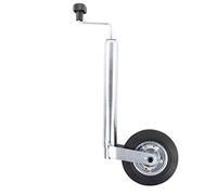 ProPlus Roue jockey pour remorque - 48 mm - En caoutchouc - Jante en métal - Charge statique - 150 kg - Pour caravane, camping-car et remorque