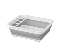 ProPlus support de vaisselle pliable 31,5 x 36,5 x 13 cm gris/blanc