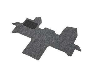 ProPlus Tapis de Sol Cabine Ford Transit dès 2014 - pour boîte Manuelle - Feutre aiguilleté avec Talonnette - Anthracite