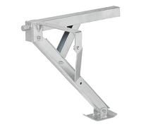 ProPlus Vérin stabilisateur Compact pour l'avant Droit et l'arrière Gauche - Support pivotant - Support relevable - Pied d'appui - Support pour Caravane - Capacité de Charge 600 kg