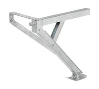 ProPlus Vérin stabilisateur Compact pour l'avant Gauche et l'arrière Droit - Support pivotant - Support relevable - Pied d'appui - Support pour Caravane - Capacité de Charge 600 kg