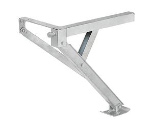 ProPlus Vérin stabilisateur Compact pour l'avant Gauche et l'arrière Droit - Support pivotant - Support relevable - Pied d'appui - Support pour Caravane - Capacité de Charge 600 kg