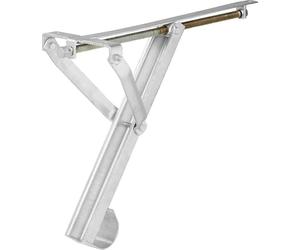 ProPlus Vérin stabilisateur compact - Support pivotant - Support relevable - Pied d'appui - Support pour caravane - Capacité de charge 500 kg - 460 x 195 mm H:440 mm
