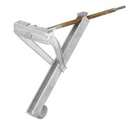 ProPlus Vérin stabilisateur - Support pivotant - Support relevable - Pied d'appui - Support pour Caravane - Capacité de Charge 800 kg - 605 x 260 mm H:500 mm