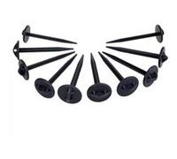 ProPlus voile de sol stylos plastique gris foncé 10 pièces Gris foncé G