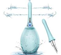 PropoDusche Douche anale Lavement Nettoyage intestinal Femme Monsieur - Douche anale 245 ml Irrigateur Intestinal Anti-retour et filtre Enema Peut être connecté à un tuyau de douche (Bleu)