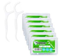 PROPOG Fil Dentaire 300 PCS Fil Dentaire Avec Manche Pour Le Nettoyage Des Dents Éliminer Les Débris Alimentaires Et La Plaque Dentaire