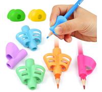 PROPOG Guide Doigts Ecriture Enfant, Lot de 8 Guide Doigt Embout Crayon Grips Pour Crayon Pour Enfants Étudiants Aide Ecriture Enfant, Devoirs Dessin Cahier Magique Écriture