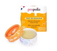 PROPOLIA - Baume à lèvres Bio - Miel, cire d'abeille & karité - Pot 6g