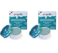 PROPOLIA - Baume à lèvres Menthe - Effet frais - Répare et nourrit les lèvres sèches et abîmées - Miel, Cire d’abeille et Karité - 100% naturel - Fabriqué en France - Pot 6 g (Lot de 2)
