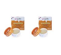 PROPOLIA - Baume à lèvres Miel - Répare et nourrit les lèvres sèches et abîmées - Miel, Cire d’abeille et Karité - 100% naturel - Fabriqué en France - Pot 6 g (Lot de 2)