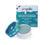 PROPOLIA - Bio - Baume à lèvres Menthe - Effet frais - Répare et nourrit les lèvres sèches et abîmées - Miel, Cire d’abeille et Karité - 100% naturel - Fabriqué en France - Pot 6 g