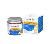 PROPOLIA - Bio - Baume des 4 Saisons - Massage pectoral - Dégage nez et voies respiratoires - Propolis & 5 huiles essentielles - Fabriqué en France - 60 ml