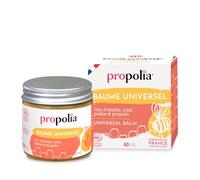 PROPOLIA - Bio - Baume Universel - Soin multiusage corps, visage, cheveux & barbe - Cire d'abeille, Miel, Pollen & Propolis - 100% naturel - Fabriqué en France - 60 ml