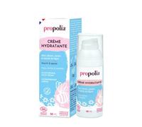 PROPOLIA - Bio - Crème Hydratante Visage Peaux Sèches et Sensibles - Miel, Bleuet, Karité, Figue & Jojoba - Cosmos Organic - Texture Apaisante - Made in France - 50ml
