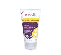 PROPOLIA - Bio - Gel défatigant pour pieds sensibles - Fraîcheur apaisante, assainissante et antitranspirante - Propolis, Sauge Sclarée, Cyprès & Arnica - Fabriqué en France - 75 ml