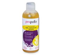 PROPOLIA - Bio - Gel douche Doux - Miel, Lait d'amande, Aloe vera & Eau florale d'oranger - Hydrate & Adoucit - Parfum Amande douce - Enfants et Adultes - Fabriqué en France - 200 ml
