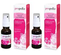 PROPOLIA - Bio - Huile calmante - Aide à apaiser et calmer les peaux irritées - Piqûres d'insectes et de végétaux - Rougeurs - Propolis, Millepertuis, Lavandin - Fabriquée en France - 20 ml (Lot de 2)
