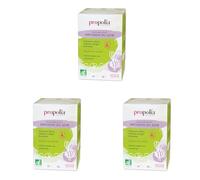 PROPOLIA - Bio - Infusion du Soir - Relaxation et sommeil - Propolis, Tilleul, Guimauve, Romarin et Oranger - Complément alimentaire - Fabriquée en France - 20 Sachets (Lot de 3)