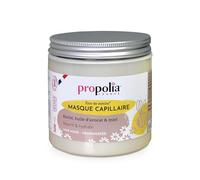 PROPOLIA - Bio - Masque Capillaire - Nourrit et hydrate les Cheveux secs et abimés - Miel, Beurre de Karité & Huile d’Avocat - Fabriqué en France - 500mL